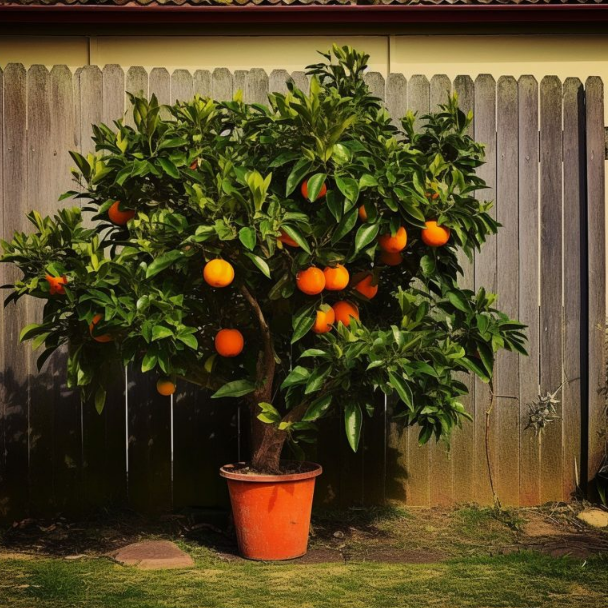 Dwarf Orange Tree (Washington Navel) - Citrus sinensis Washington Navel Dwarf