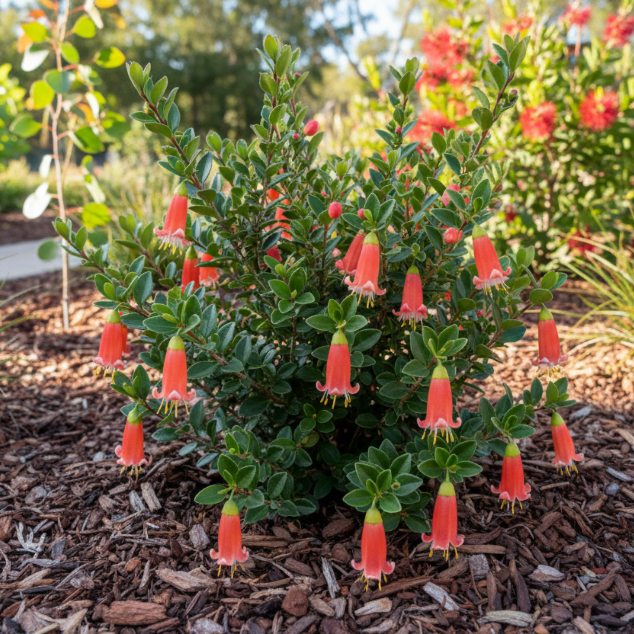 Orange Glow Native Fuchsia - Correa pulchella 'Orange Glow'
