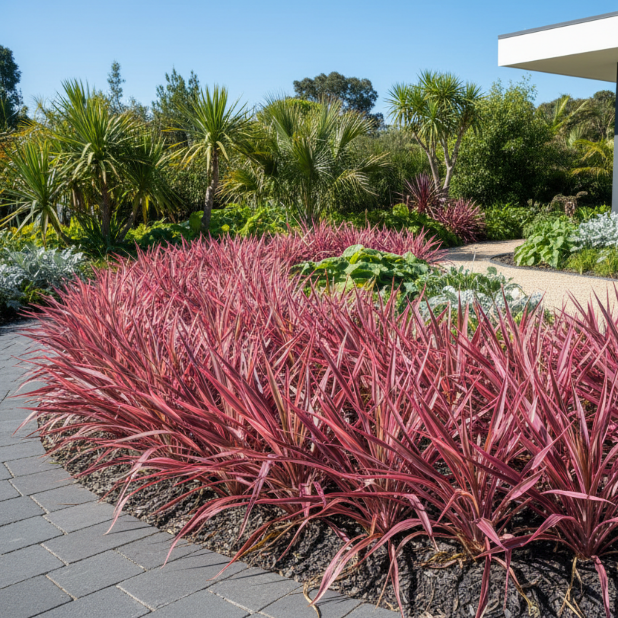 Electric Pink Cordyline - Cordyline banksii 'Electric Pink'