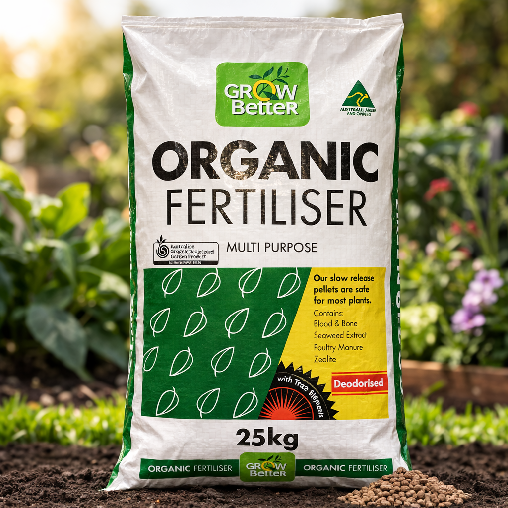 Grow Better Organic Fertiliser 25Kg